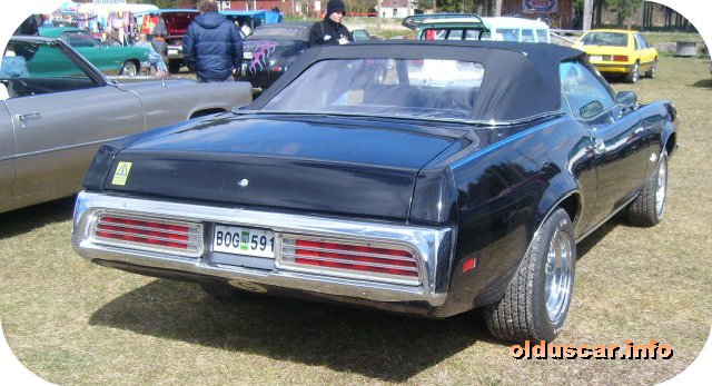 1971 Mercury Cougar XR-7 Hardtop Coupe back